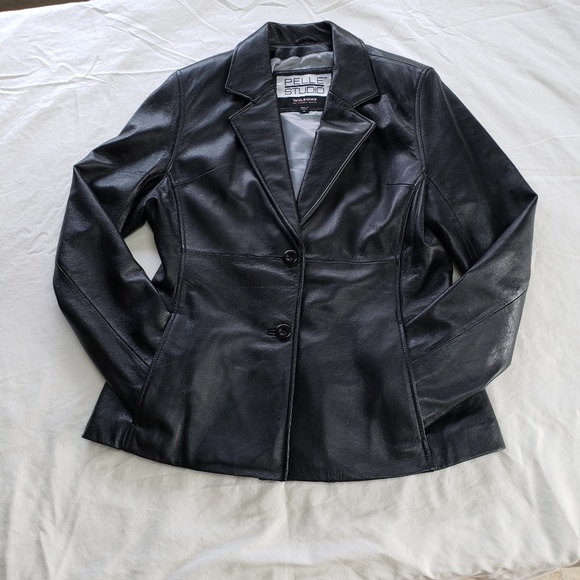 Pelle Studio Wilsons 100% Leather Blazer Jacket - Picture 2 of 8
